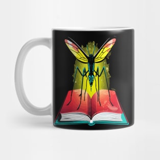 Mosquito Reads Book Mug